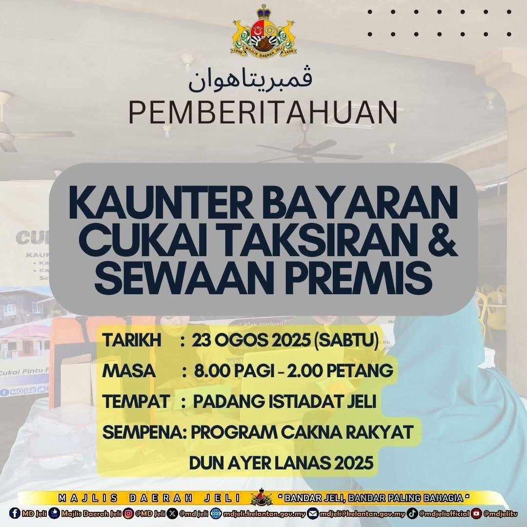 𝐏𝐄𝐌𝐁𝐔𝐊𝐀𝐀𝐍 𝐊𝐀𝐔𝐍𝐓𝐄𝐑 𝐂𝐔𝐊𝐀𝐈 𝐏𝐈𝐍𝐓𝐔/𝐓𝐀𝐊𝐒𝐈𝐑𝐀𝐍 𝐌𝐃𝐉 𝐓𝐀𝐇𝐔𝐍 𝟮𝟬𝟮𝟱